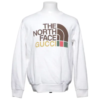 Collegetröja (Vit) från The North Face x Gucci Bomull