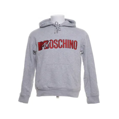 Capuchon sweater (Grijs, Meerkleurig) van H&M x Moschino Katoen