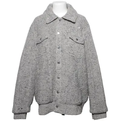 Overshirt (Gray) from Helmut Lang Polyester, Wool