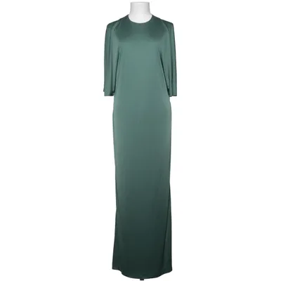 Maxi jurk (Groen) van Yves Saint Laurent Acetaat, Polyester
