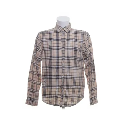 Overhemd (Beige, Meerkleurig) van Burberry Katoen