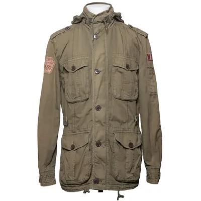 Safari jack (Groen) van Tommy Hilfiger Katoen, Polyester