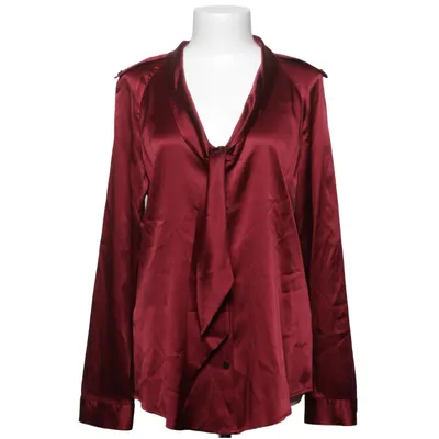 Pussy bow blouse (Red) from Burberry Elastane, Silk