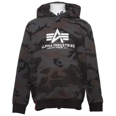 Hoodie (Green, Gray, Brown) from Alpha Industries Cotton, Polyester