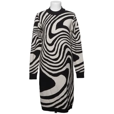 Jurk (Zwart, Beige) van Object Polyamide, Polyester, Viscose
