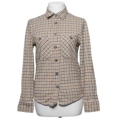 Flanellen overhemd (Beige, Zwart) van Isabel Marant Étoile Katoen, Polyamide, Wol