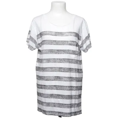 Top (White, Gray) from Saint Laurent Linen