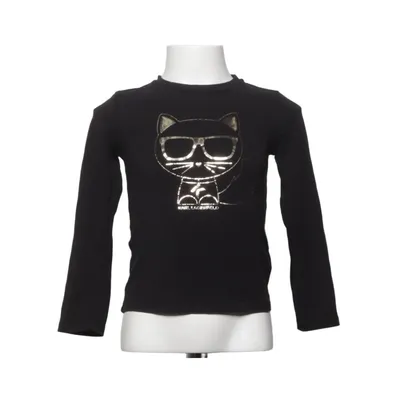 Lange mouwen shirt (Zwart) van Karl Lagerfeld Kids Katoen, Elastaan, Modal