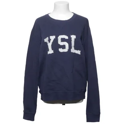 Sweatshirt (Blue) from Saint Laurent Cotton, Elastane