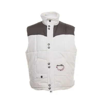 Outer vest (White, Green) Cotton, Polyamide, Polyester
