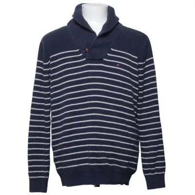 Strickpullover (Blau, Weiß) von Hilfiger Denim Baumwolle