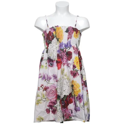 Robe (Blanc, Multicolore) de Dolce & Gabbana Coton