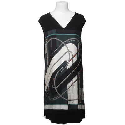 Kleid (Schwarz, Mehrfarbig) von Hermès Kaschmir, Seide, Wolle