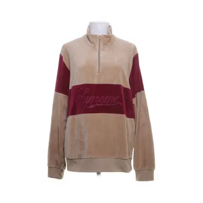 Fleece trui (Beige, Rood) van Supreme Katoen, Polyester