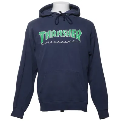 Kapuzenpullover (Blau, Grün) von Thrasher Baumwolle, Polyester