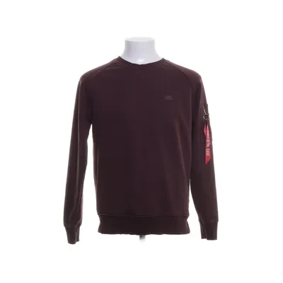 Collegetröja (Lila) från Alpha Industries Bomull, Polyester