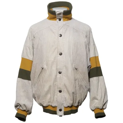 Jacka (Beige, Grön, Gul) från Yves Saint Laurent Bomull, Polyester