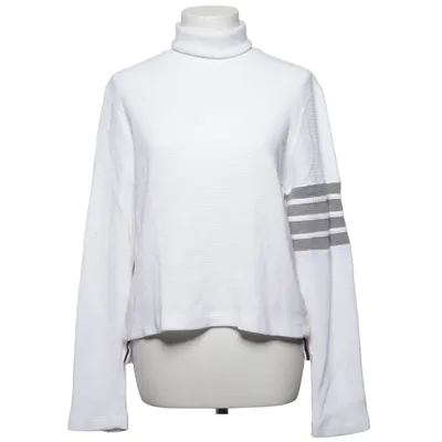 Pul à col roulé (Blanc) de Thom Browne Coton, Élasthane