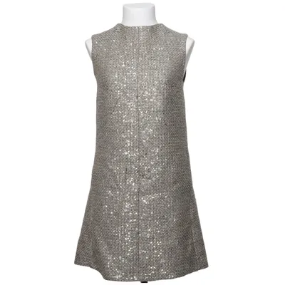 Jurk (Goud) van Saint Laurent Acryl, Katoen, Polyamide, Polyester, Viscose, Wol