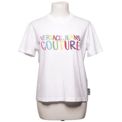 T-shirt (Blanc, Multicolore) de Versace Jeans Couture Coton