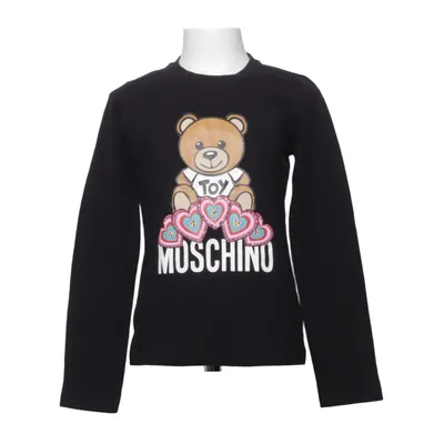 Långärmad t-shirt (Svart) från Moschino Teen Bomull, Elastan