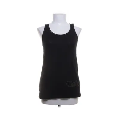 Tanktop  (Sort) fra Chloé Viscose, Elastan