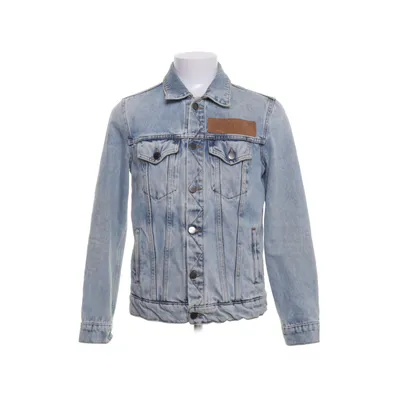 Jeansjacka (Blå) från Palm Angels Bomull, Skinn, Polyester