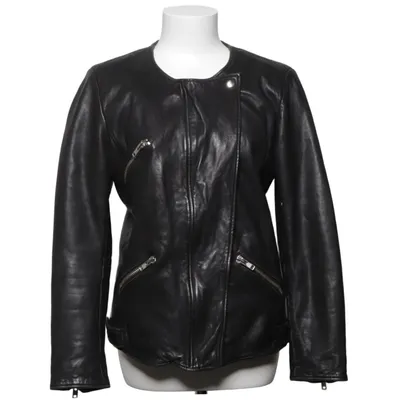 Leren jack (Zwart) van Isabel Marant Étoile Polyester