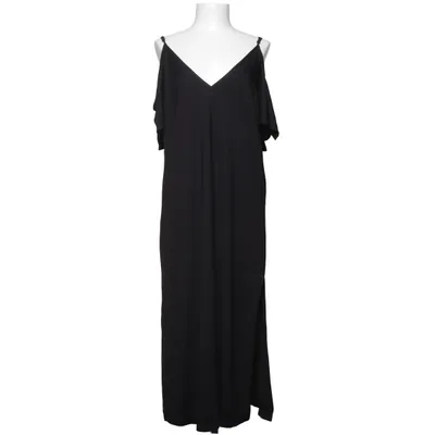 Robe longue (Noir) de T by Alexander Wang Élasthane, Polyester, Viscose