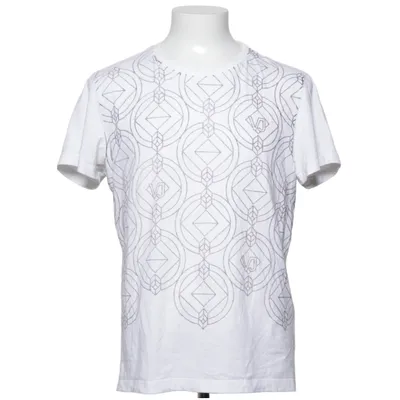 T-shirt (Wit, Grijs) van Versace Jeans Katoen, Elastaan