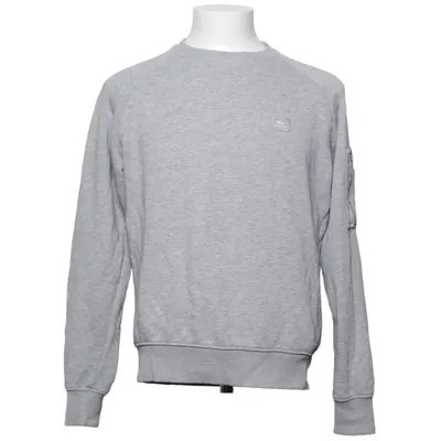 Sweatshirt (Grijs) van Alpha Industries Katoen, Polyester