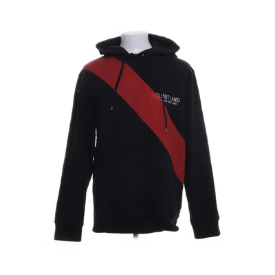 Capuchon sweater (Zwart, Rood) van Helmut Lang Katoen