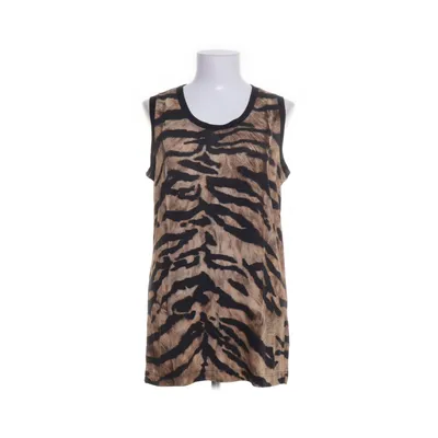Tanktop (Zwart, Beige) van Dolce & Gabbana Elastaan, Viscose
