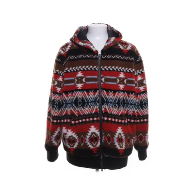 Fleece jacket (Red, Brown, Multicolored) from MSGM Milano Acrylic, Polyester