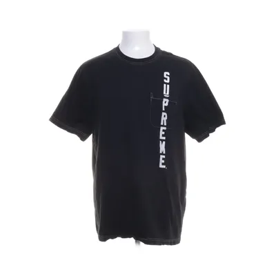 T-shirt (Zwart) van Supreme Katoen