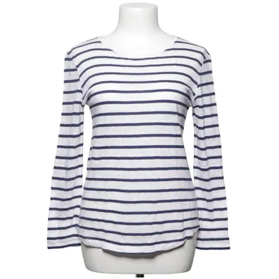 Lange mouwen shirt (Wit, Blauw) van Hublot Mode Marine Katoen, Linnen