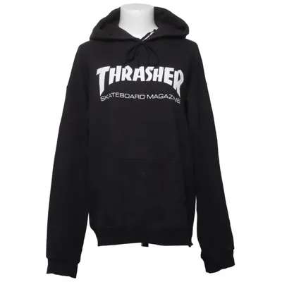Hættetrøje (Sort) fra Thrasher Bomuld, Polyester
