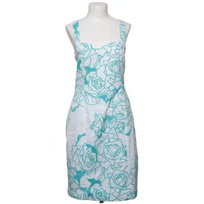 Jurk (Wit, Blauw) van VJC Versace Katoen, Elastaan, Polyester, Viscose