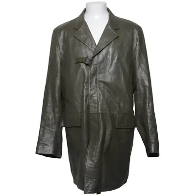Leather coat (Green) from Daniele Alessandrini