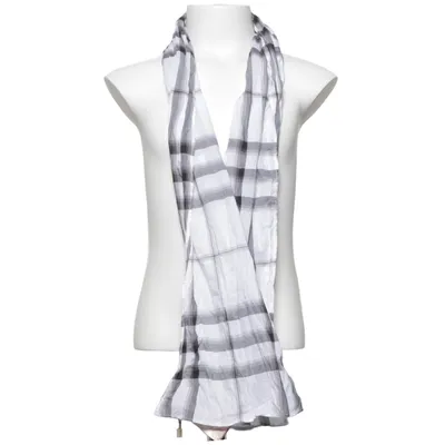 Shawl (White, Black, Gray) from Burberry Cotton