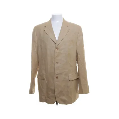 Blazer (Geel) van Yves Saint Laurent Linnen, Zijde, Wol, Viscose