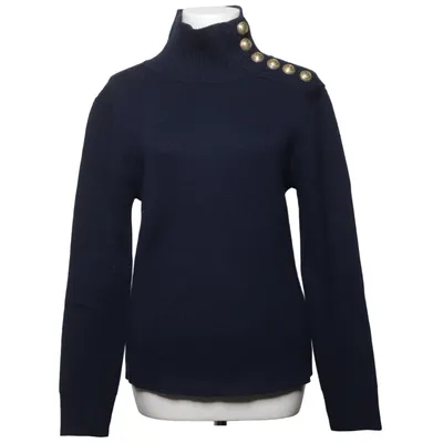 Turtleneck (Blue) from Paco Rabanne Merino wool