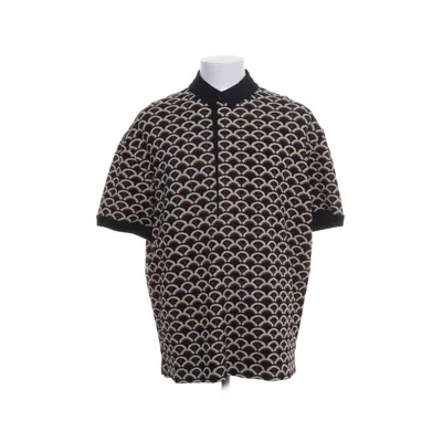 Polo shirt (Black, Beige) from Valentino Polyester, Viscose