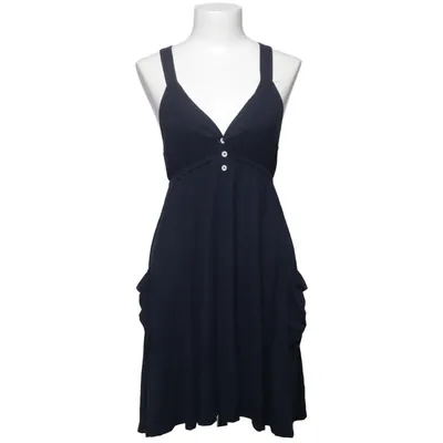 Robe (Bleu) de Thomas Burberry Élasthane, Lin, Viscose