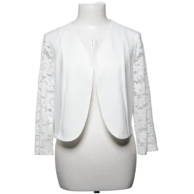 Bolero (White) from Allegra K Elastane, Polyamide, Polyester