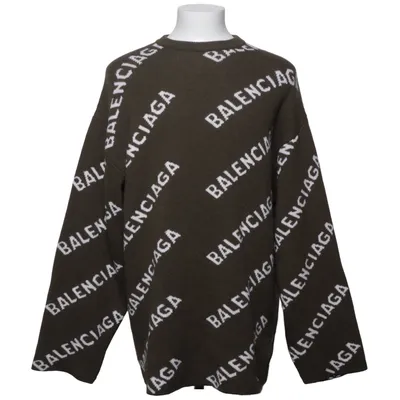 Tröja (All-over Logo) från Balenciaga Polyester, Ull