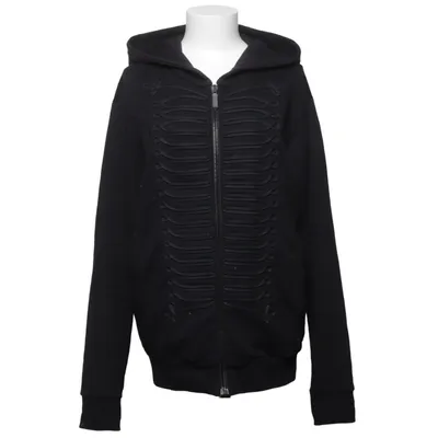 Capuchon sweater (Zwart) van Palm Angels Katoen, Elastaan, Metallvezel, Polyester