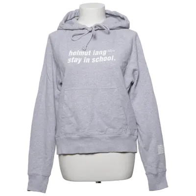 Capuchon sweater (Grijs) van Helmut Lang Katoen, Elastaan