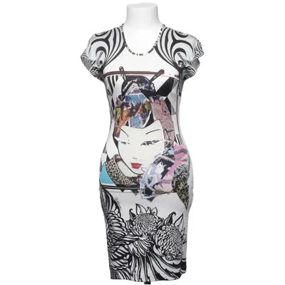 Dress (White, Black, Multicolored) from Just Cavalli