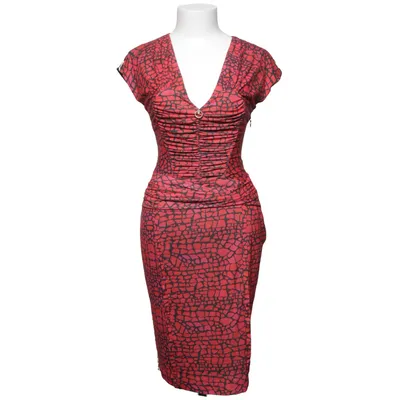 Klänning (Röd, Rosa, Flerfärgad) från Cavalli Class Polyester, Viskos